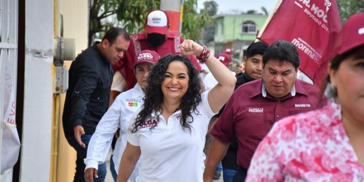 En Aldama el pueblo respalda a Olga Sosa