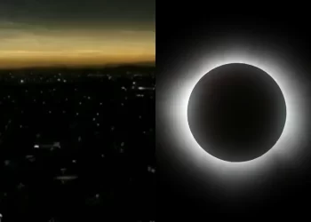 Así se oscureció en Mazatlán por el impresionante eclipse solar
