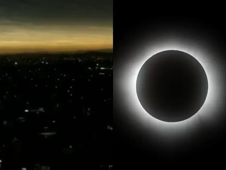 Así se oscureció en Mazatlán por el impresionante eclipse solar