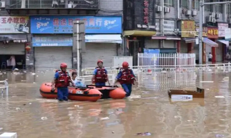 Inundaciones en provincia china de Cantón provocan evacuación de más de 4.600 personas