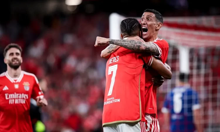 Ángel Di María lidera al Benfica en la victoria sobre el Marsella