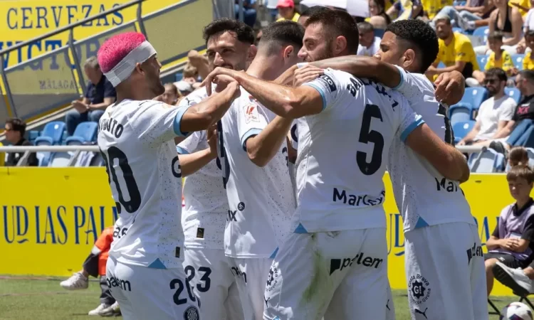 El Girona vence a Las Palmas como visitante y se acerca a la Champions League