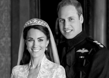 Comparten Kate y Guillermo foto inédita de su boda