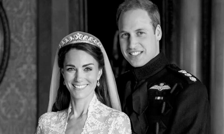 Comparten Kate y Guillermo foto inédita de su boda