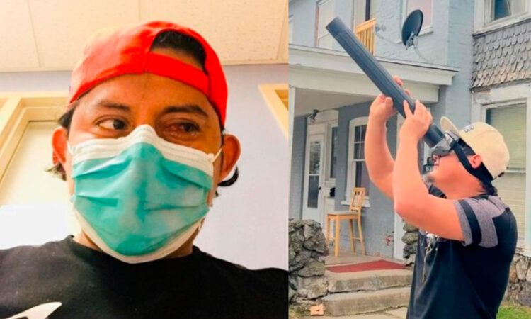 Peligro de pérdida de vista: hombre podría quedar ciego tras ver eclipse sin protección