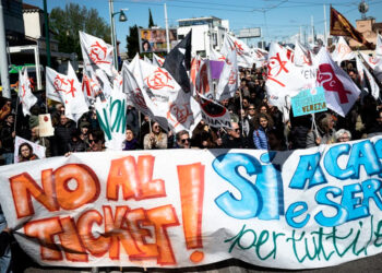 Protestas en Venecia contra la nueva tarifa para turistas