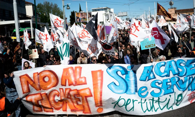 Protestas en Venecia contra la nueva tarifa para turistas