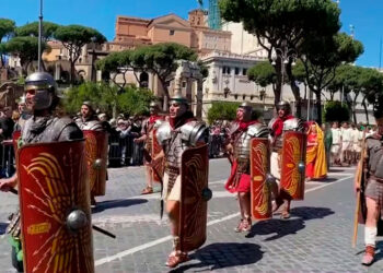 Roma conmemora su 2.777 aniversario con un desfile histórico