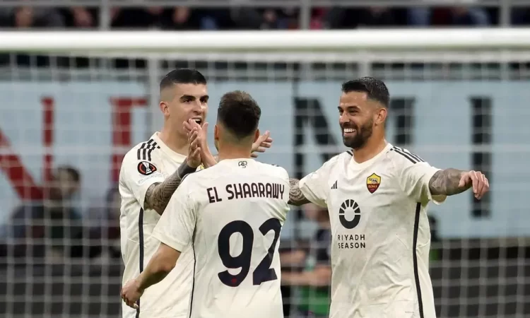 La Roma toma ventaja en la llave italiana de la Europa League tras vencer al Milan