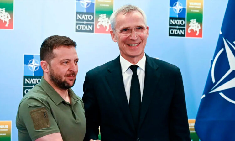 OTAN propone fondo de 100 mil millones de euros para ayuda militar a Ucrania