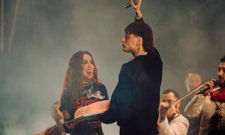 Anitta celebra su cumpleaños en el Pa’l Norte junto a Peso Pluma