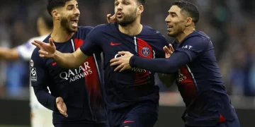 París Saint-Germain domina el clásico francés a pesar de jugar con 10 hombres