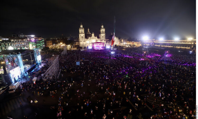 Conciertos memorables en el Zócalo de la Ciudad de México