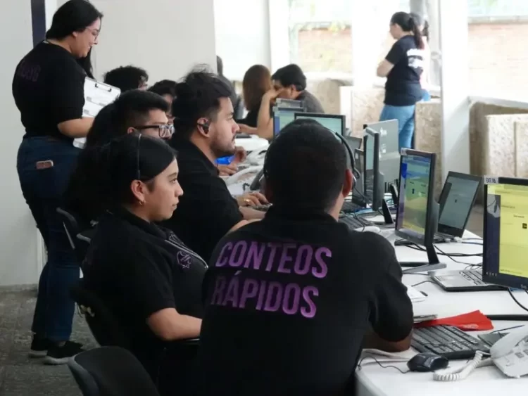 INE realiza primer simulacro nacional del PREP