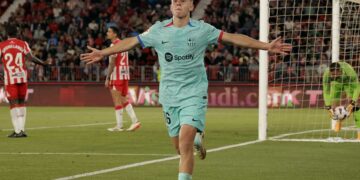 Barcelona derrota 2-0 a Almería y se afianza como segundo en LaLiga