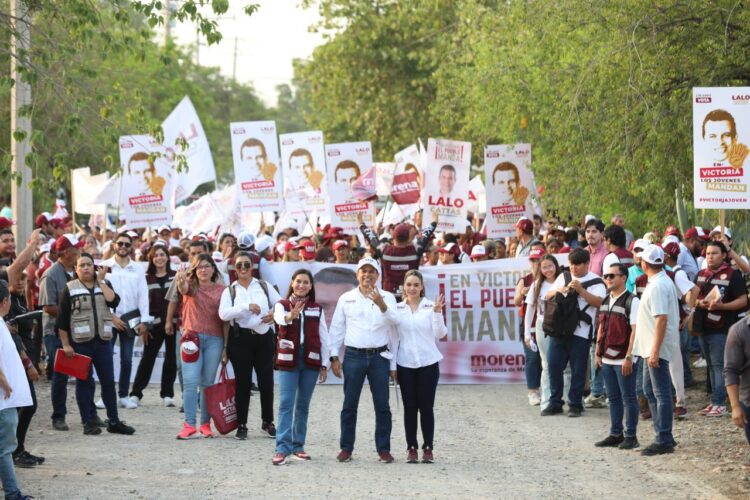El pueblo manda y defenderá el voto masivo de Morena: Lalo Gattas.