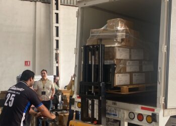 Trasladan las boletas y material electoral hacia los 43 municipios de Tamaulipas