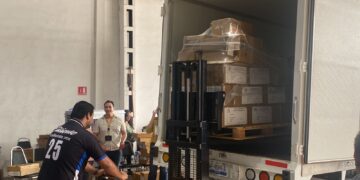 Trasladan las boletas y material electoral hacia los 43 municipios de Tamaulipas