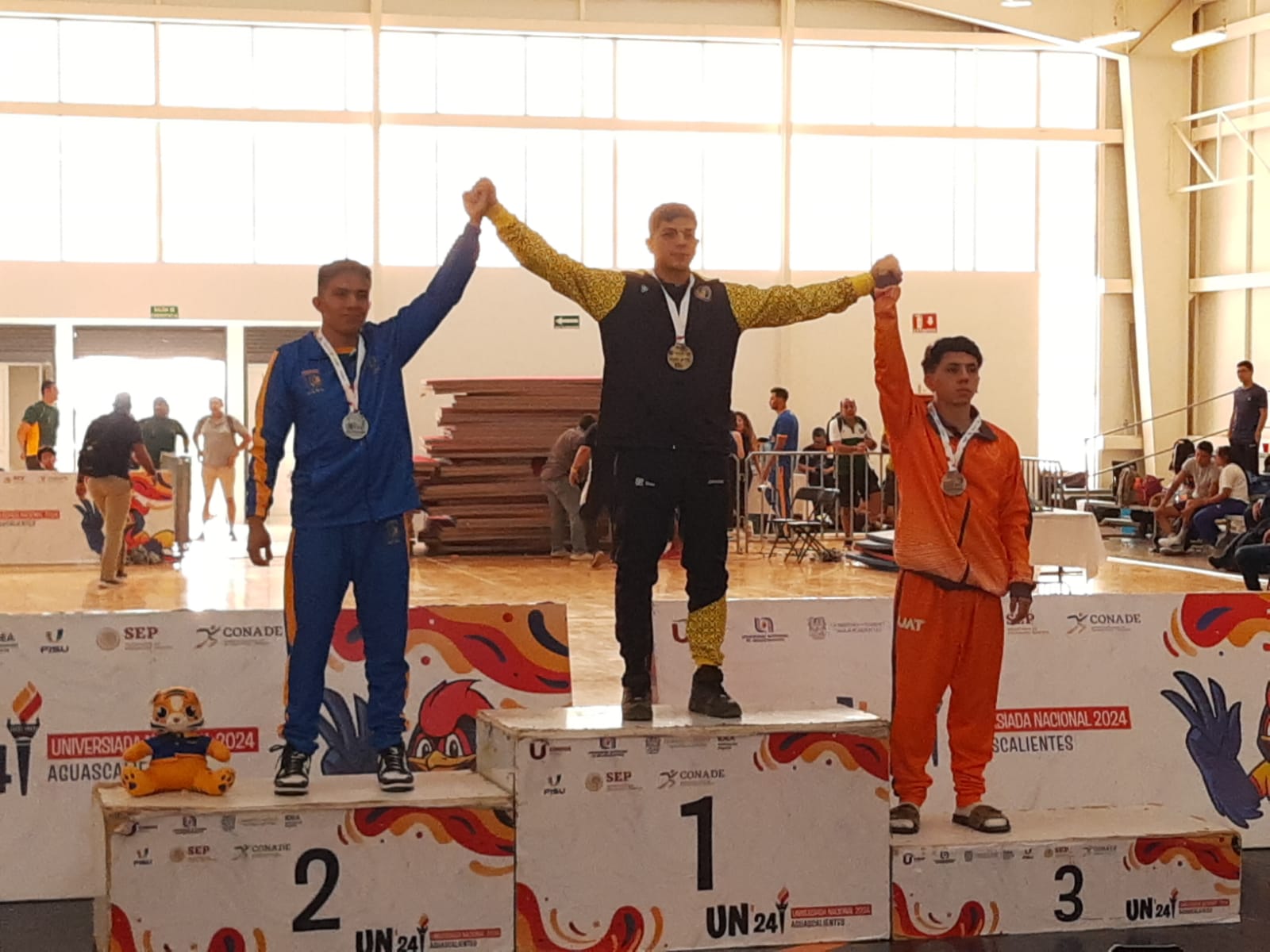 Gana medalla de bronce Grimany para la UAT en Luchas Universitarias