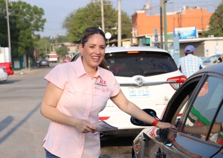 Alejandra Cárdenas acelera campaña en busca de escaño en Congreso
