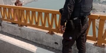Resguarda Guardia Estatal a mujer que pretendía saltar del Puente Tampico