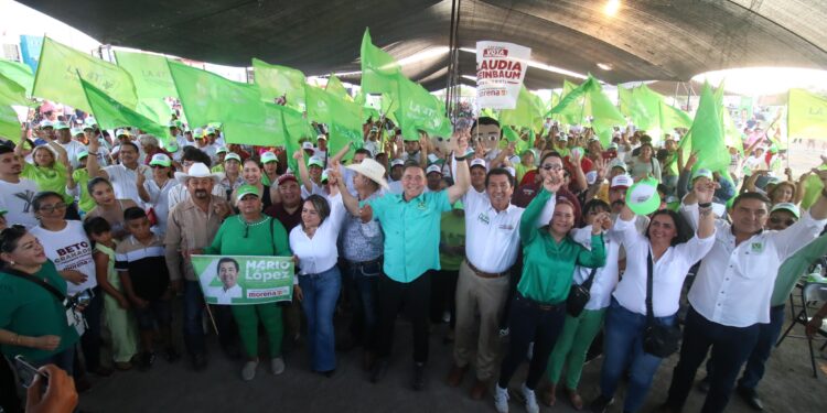 Cierran campaña Geño Hernández y Mario López en Matamoros