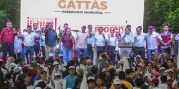 Arropan miles de victorenses a Lalo Gattás en cierre de campaña por la alcaldía