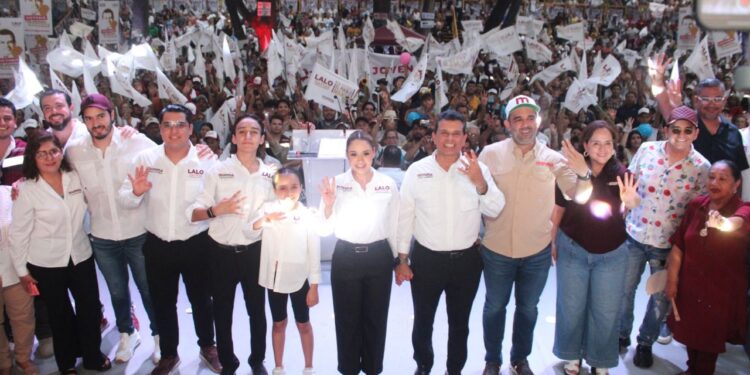 Arropan miles de victorenses a Lalo Gattás en cierre de campaña por la alcaldía