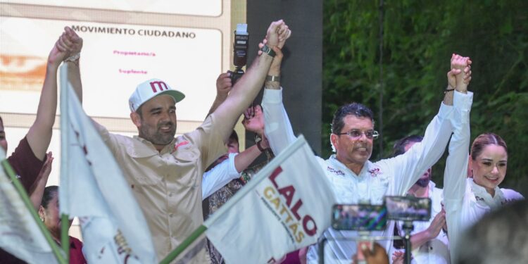 Arropan miles de victorenses a Lalo Gattás en cierre de campaña por la alcaldía