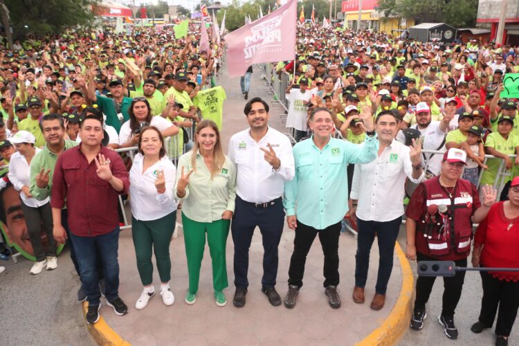 Ola verde prendió en Reynosa, Geño, Maki y Carlos van por la victoria