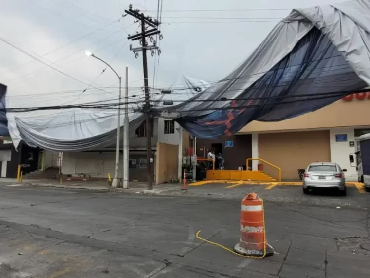 Lluvias, viento y granizo dejan afectaciones en Nuevo León