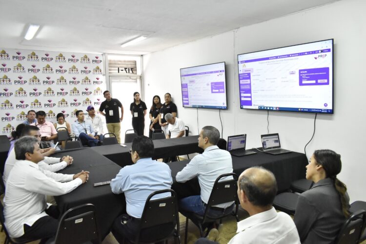 Se lleva a cabo con éxito tercer simulacro del PREP Tamaulipas