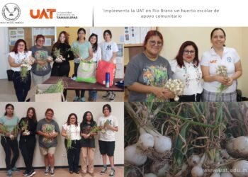 Implementa la UAT en Río Bravo un huerto escolar