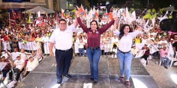 Olga Sosa pide el voto por Morena para que las cosas cambien en El Mante.