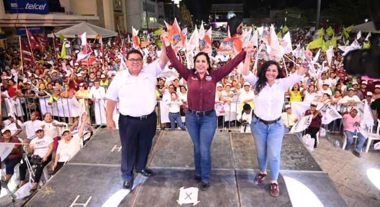 Olga Sosa pide el voto por Morena para que las cosas cambien en El Mante.