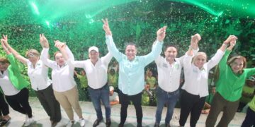 Cierra fuerte Geño Hernández campaña a senador por el PVEM en su natal Victoria