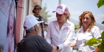 Recorre Alejandra Cárdenas colonias Lucio Blanco, Emilio Caballero y Pajaritos en busca del voto