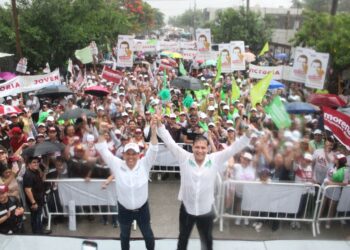 Sellan Lalo Gattás y Geño Hernández pacto por Ciudad Victoria.