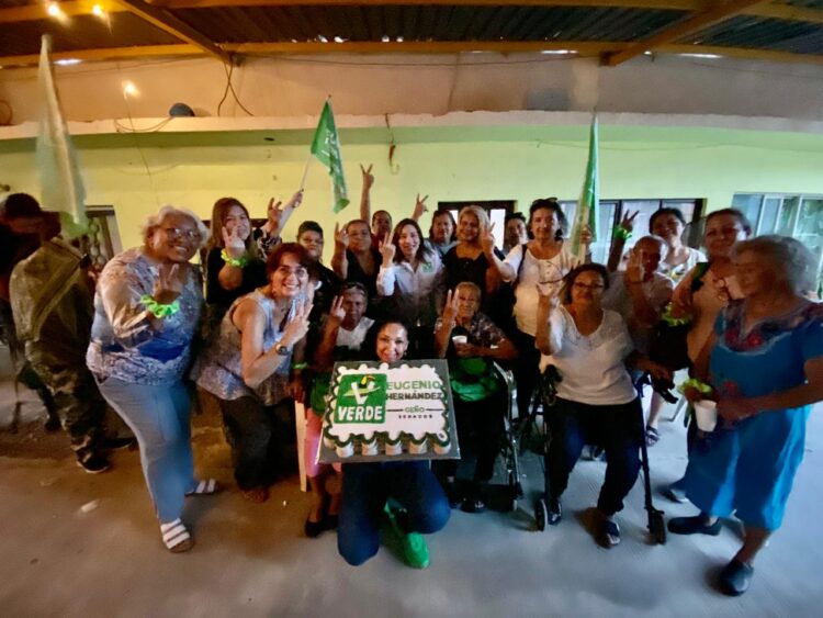 Por cumplidor y trabajador, colonos de Victoria votarán por Geño el 2 de junio