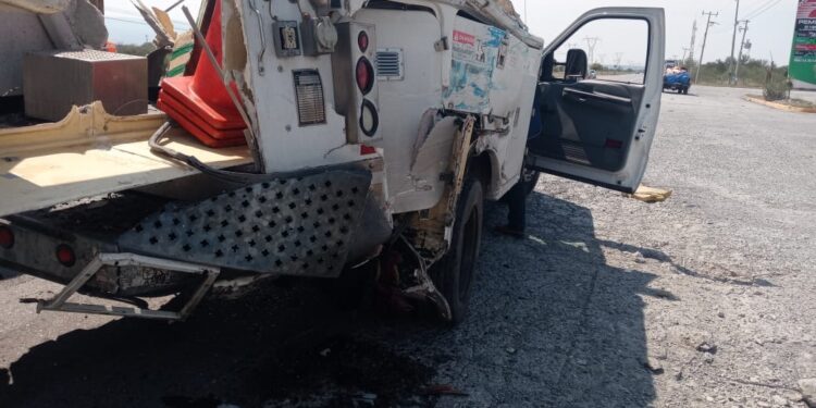 Choque múltiple provoca cierre de la carretera Victoria-Zaragoza-Tampico