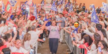 Acabar con la impunidad delincuencial ofrece Xóchitl en Reynosa y Matamoros