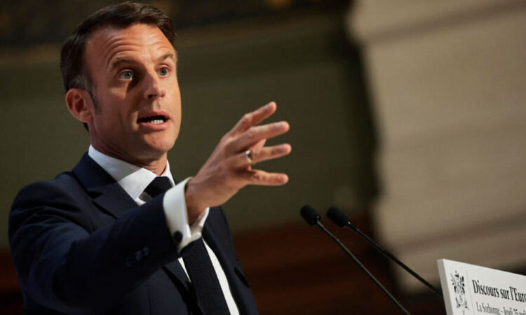 Macron insiste en la posibilidad de enviar tropas a Ucrania ante avance ruso