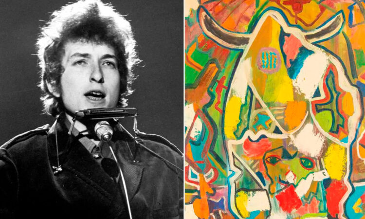 Pintura de Bob Dylan se vende por casi 200 mil dólares