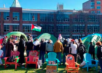 Universidades británicas instalan campamentos propalestinos en solidaridad con Gaza