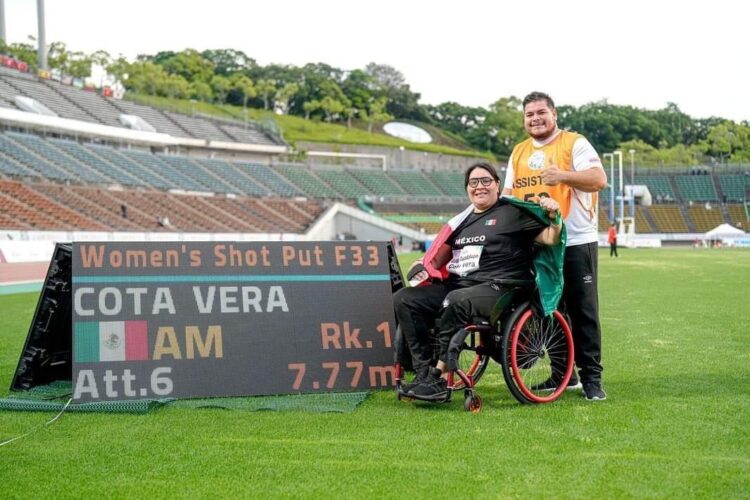 Gilda Cota gana medalla de oro en Mundial de Para Atletismo y asegura plaza para París 2024