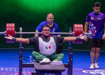 Martín Pérez logra su primer oro internacional en la México 2024 Para Powerlifting World Cup