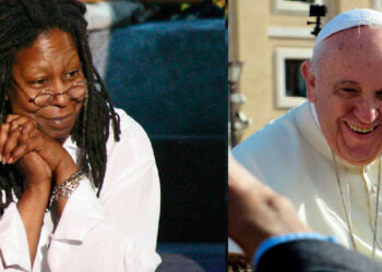 Whoopi Goldberg invita al Papa Francisco a hacer un cameo en ‘Cambio de Hábito 3’