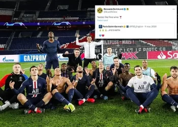 El Dortmund ‘trollea’ al PSG tras llegar a la Final de la Champions League