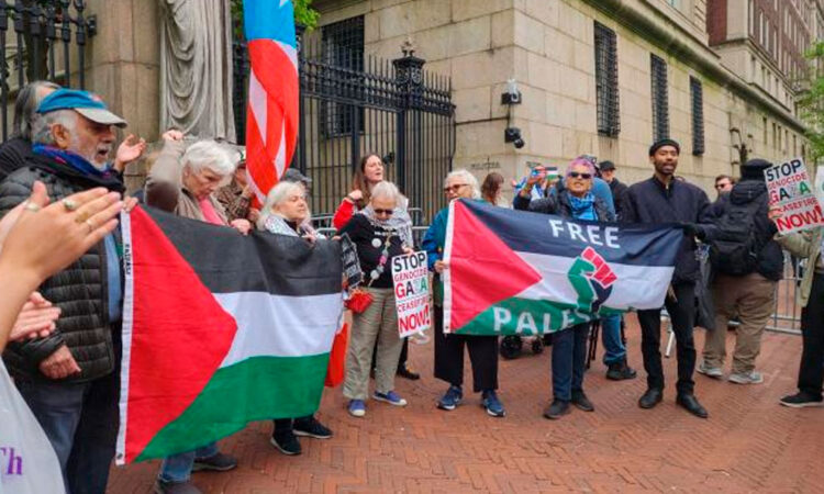 Alcalde de NY cifra en 282 los detenidos en protestas universitarias