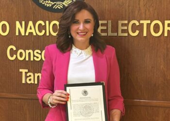 Recibe Imelda Sanmiguel constancia de senadora electa de primera minoría por Tamaulipas